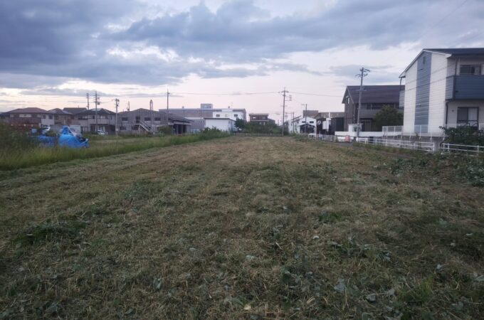 鈴鹿市 空き地 草刈り施工後